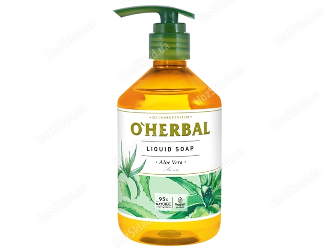 Мыло жидкое O’Herbal с экстрактом алоэ вера 500мл