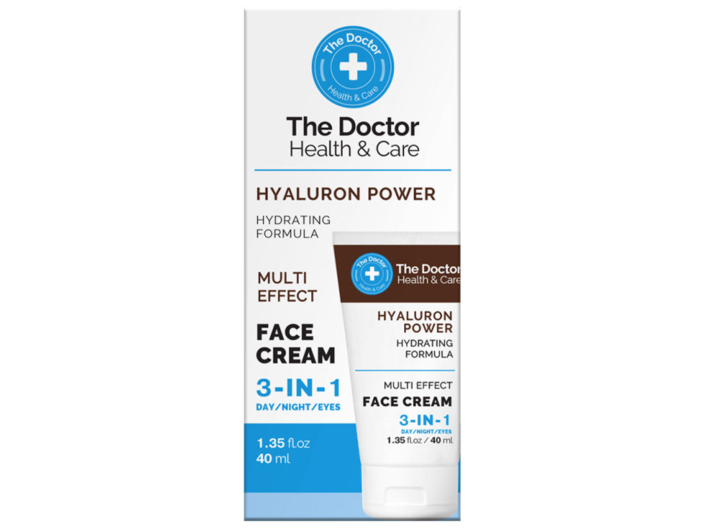 Крем для обличчя The Doctor Health and Care Hyaluron Power, з комплексом гіалуронової кислоти, 40мл