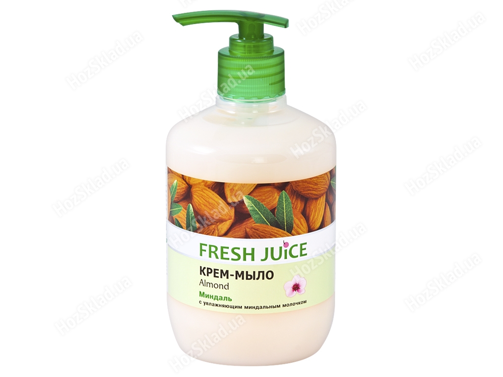 Крем-мыло жидкое Fresh Juice с увлажняющим миндальним молочком Almond миндаль 460мл