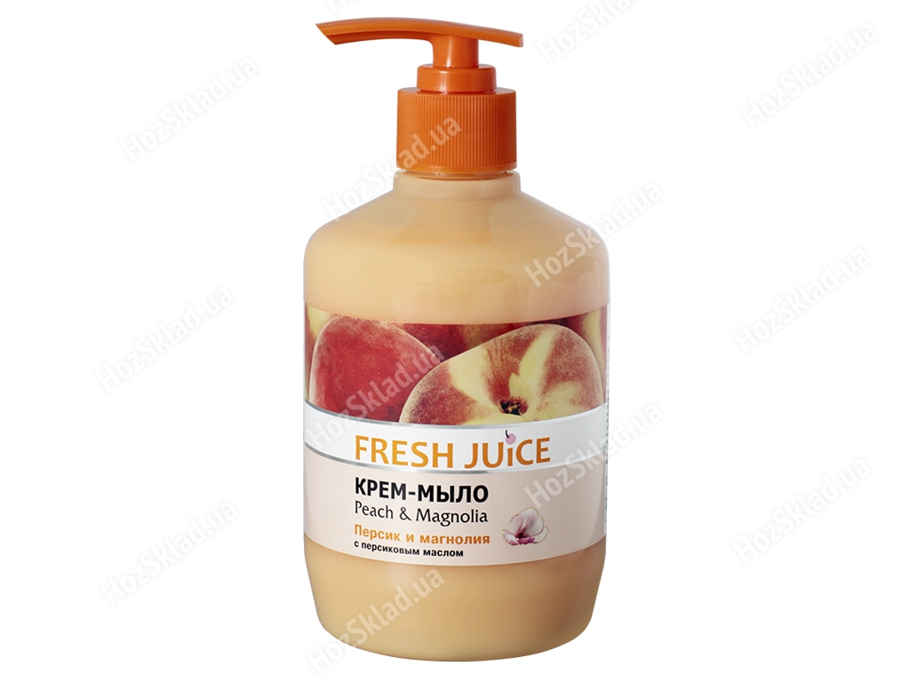 Крем-мыло жидкое Fresh Juice с глицерином Peach & Magnolia персик и магнолия 460мл