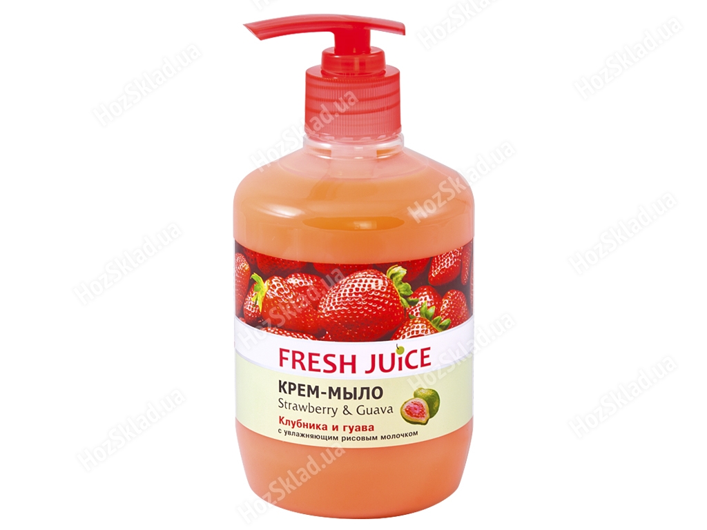 Крем-мыло жидкое Fresh Juice Strawberry & Guava клубника и гуава 460мл