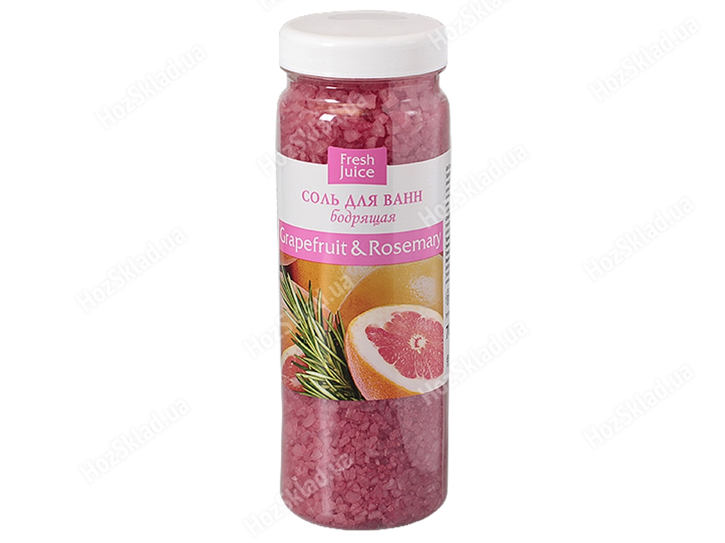 Соль для ванн Fresh Juice Grapefruit & Rosemary грейпфрут и розмарин 700г