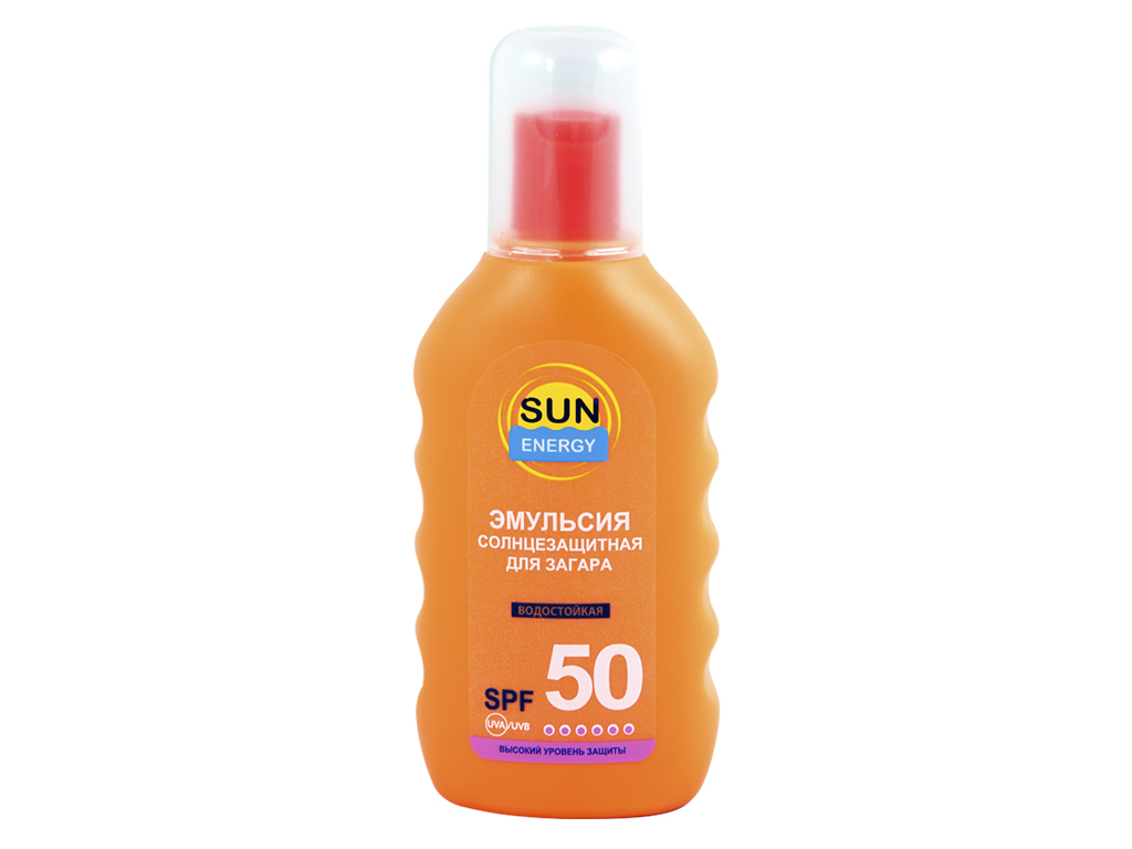 Эмульсия для загара "Sun Energy" с маслом ши солнцезащитная SPF 50, 150мл.