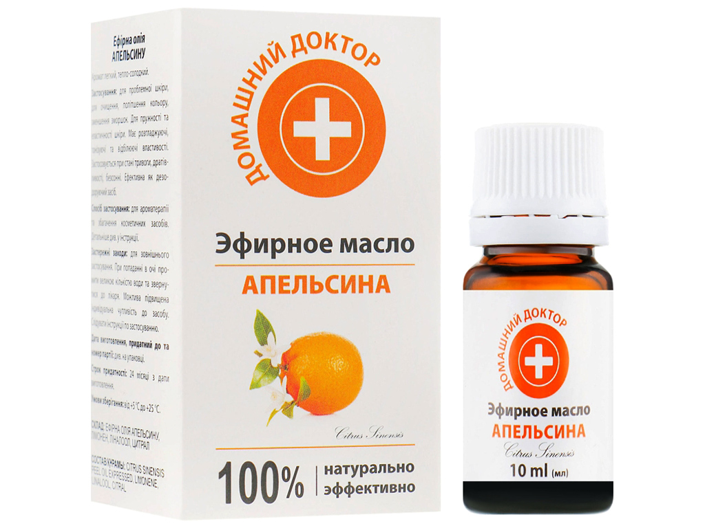 Эфирное масло Апельсина Домашний доктор 10мл