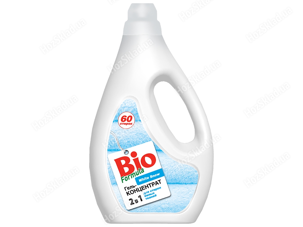 Гель-концентрат для прання BIO Formula White Snow для білих тканин 2л
