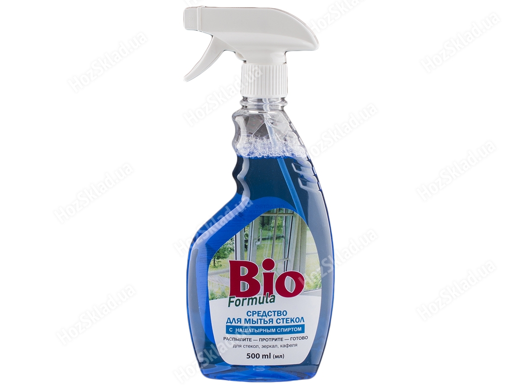 Засіб для миття скла Bio Formula з нашатирним спиртом 500мл