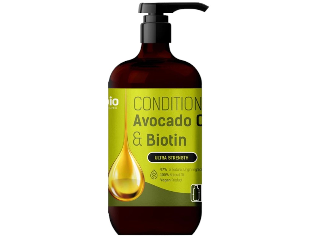 Кондиціонер Bio Naturell, з маслом авокадо та біотином, відновлення та живлення волосся, 946мл