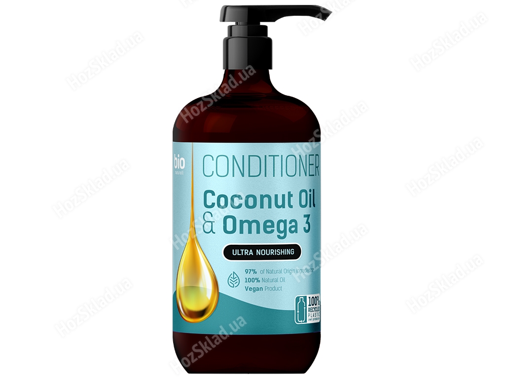 Кондиціонер для волосся Bio Naturell coconut oil&omega 3, 946мл