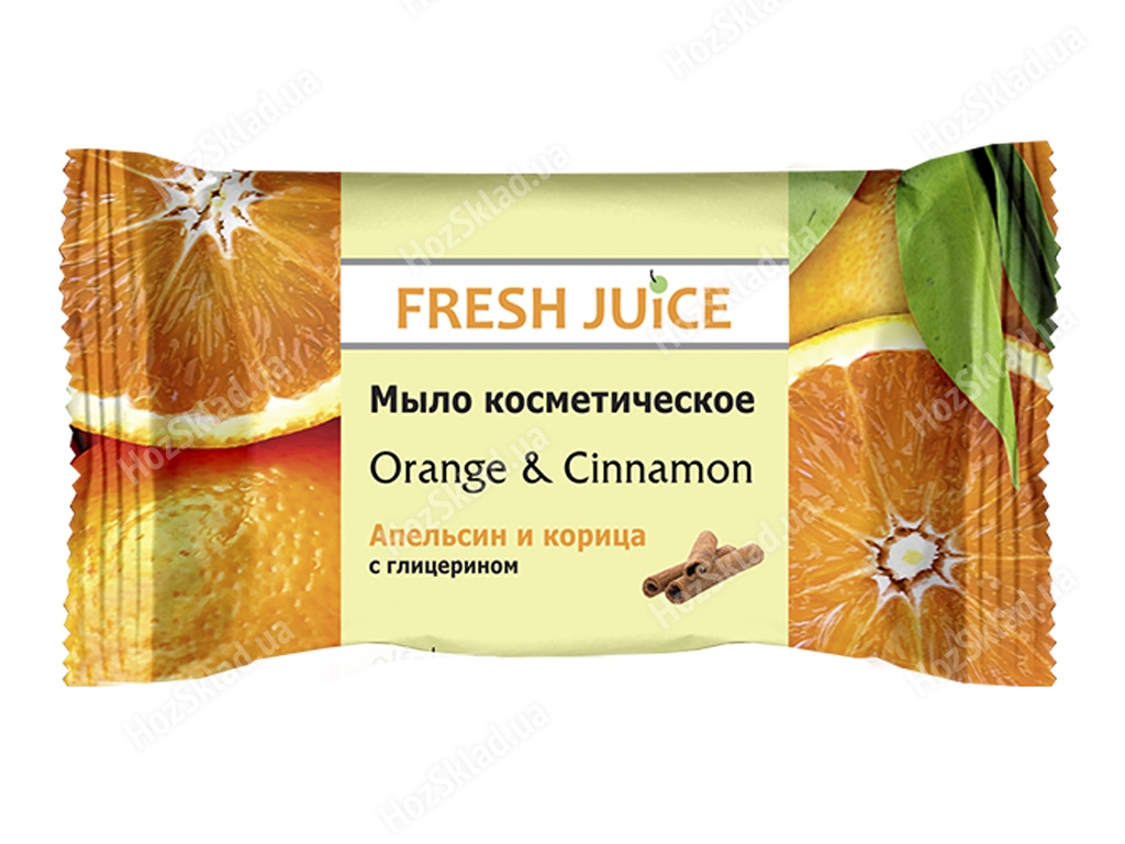 Мыло косметическое Fresh Juice Orange & Cinnamon апельсин и корица 75г