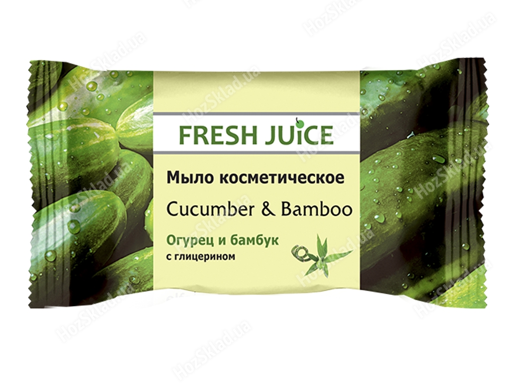 Мыло косметическое Fresh Juice Cucumber & Bamboo огурец и бамбук 75г