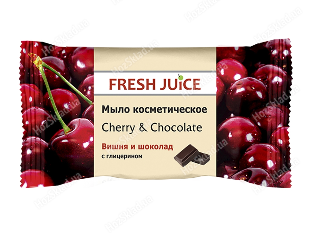 Мыло косметическое Fresh Juice Cherry & Chocolate вишня и шоколад 75г