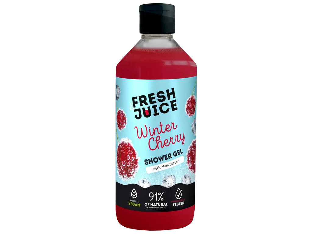 Гель для душа Fresh Juice Winter Cherry, 473 мл
