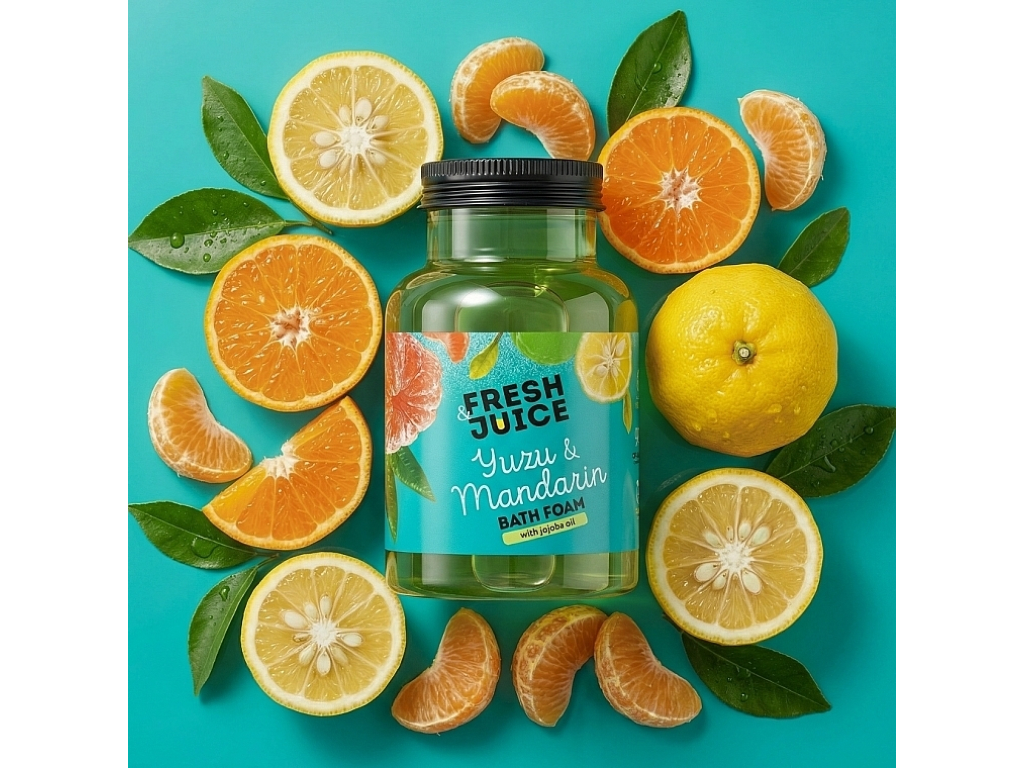 Піна для ванни Fresh Juice Yuzu & Mandarin, 550 мл