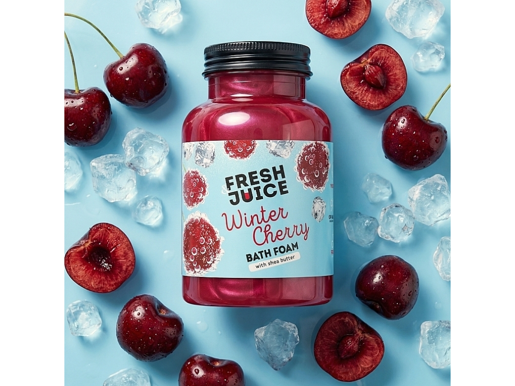 Пена для ванны Fresh Juice Winter Cherry, 550 мл