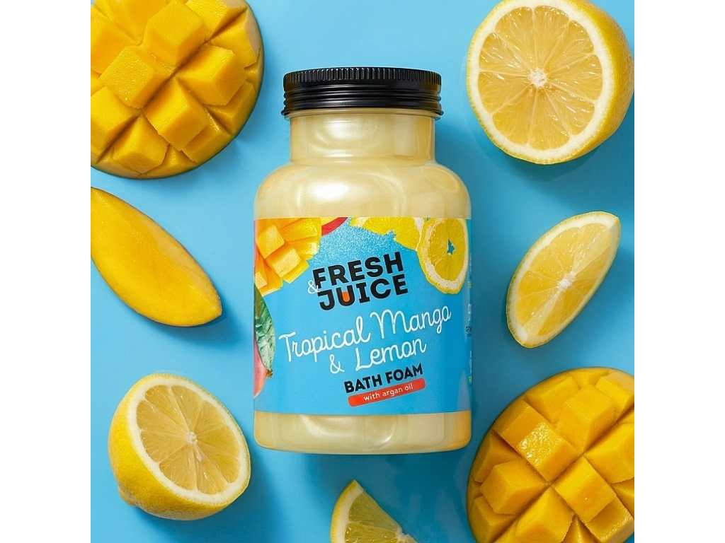 Піна для ванни Fresh Juice Tropical Mango & Lemon, 550 мл