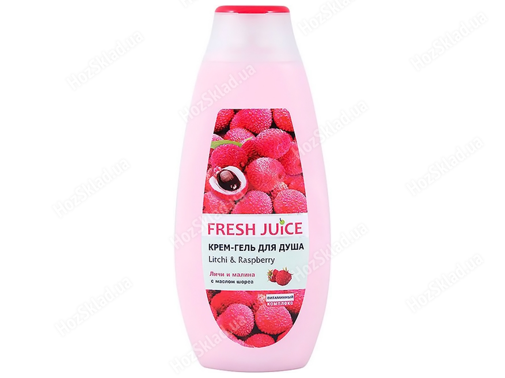Крем-гель для душа Fresh Juice Litchi & Raspberry 400 мл.