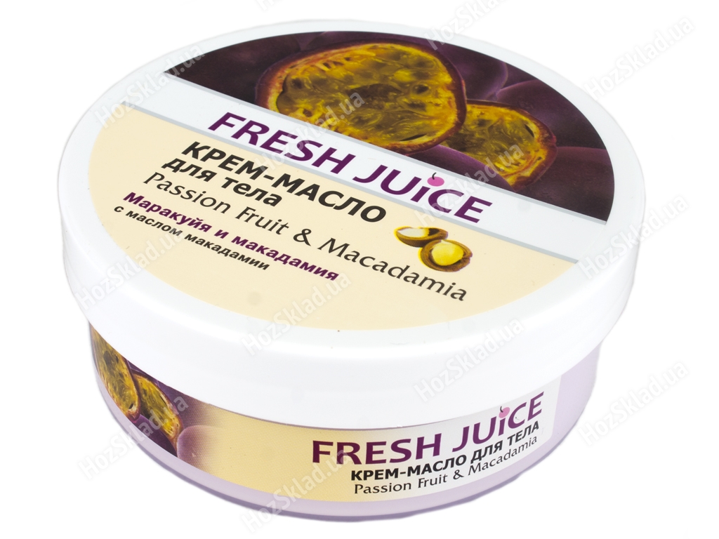 Крем-масло для тела Fresh Juice Passion fruit & Macadamia 225 мл.