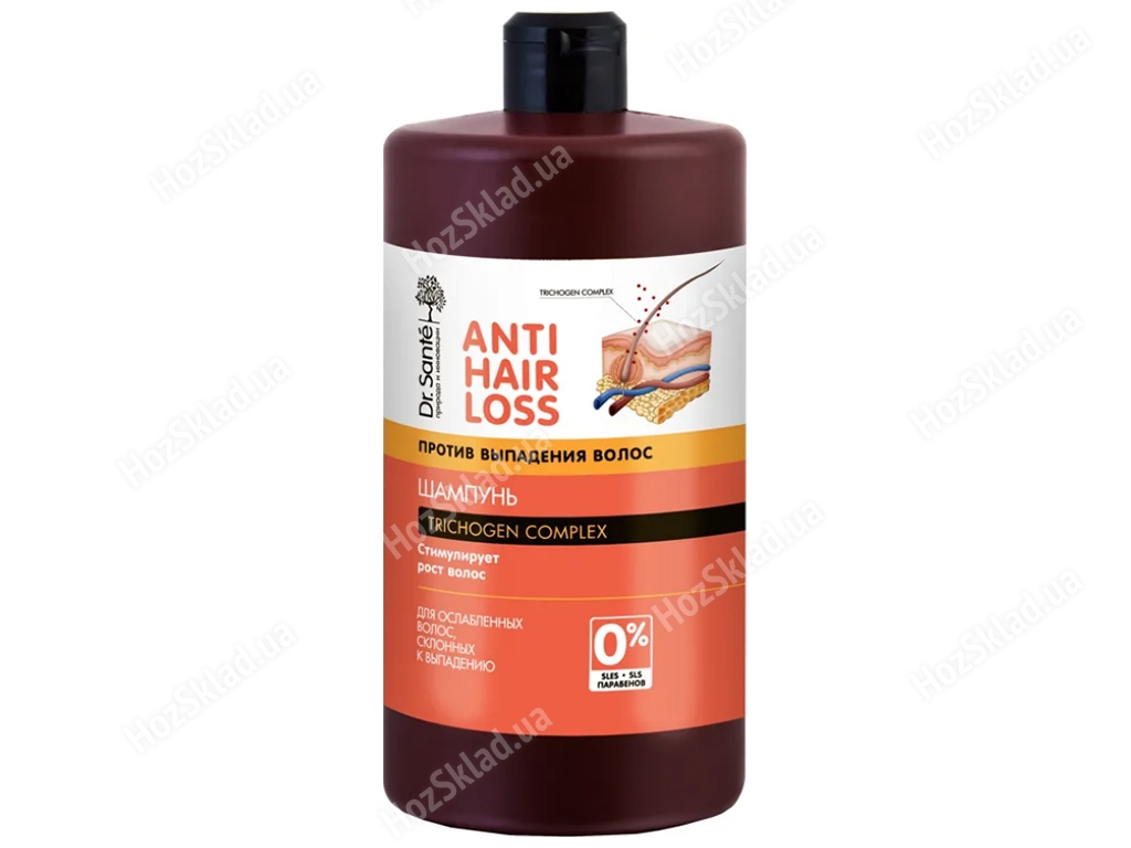 Шампунь для волос Dr. Sante Anti Hair Loss, 1л