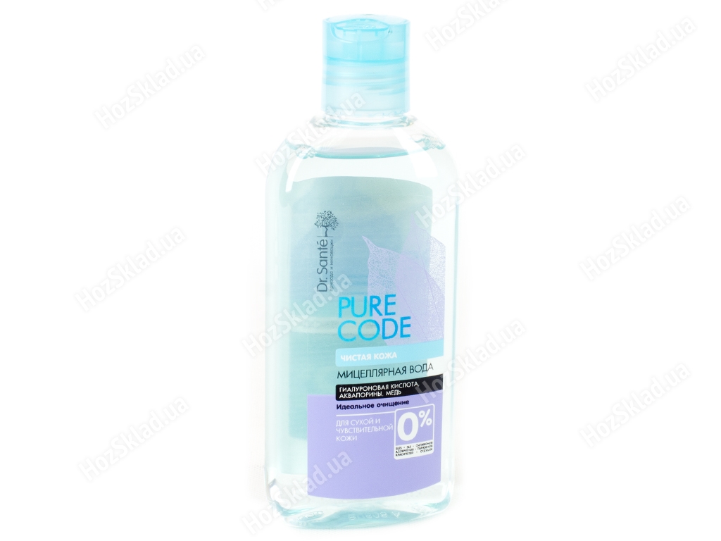 Мицелярная вода Dr.Sante Pure Cоde для чувствительной и сухой кожи 200мл