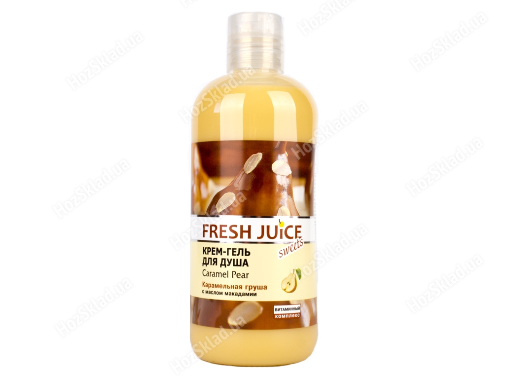 Гель для душа Fresh juice Caramel Pear 500мл