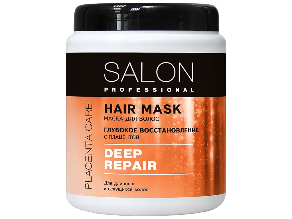 Маска Salon Professional Placenta Care Глубокое восстановление 1л