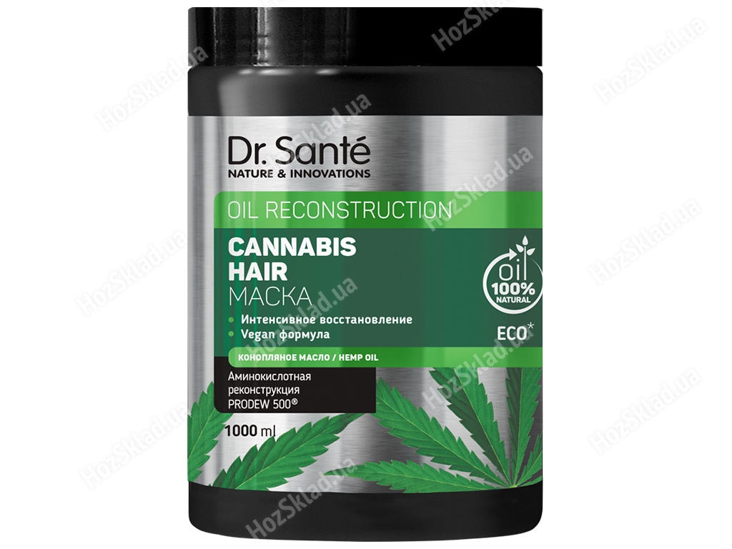 Маска для волос Dr.Sante Cannabis hair Интенсивное восстановление 1л