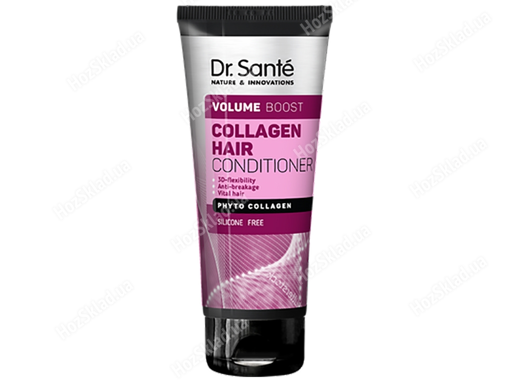 Бальзам для волосся Dr.Sante Collagen Hair Volume boost без силіконів 200мл