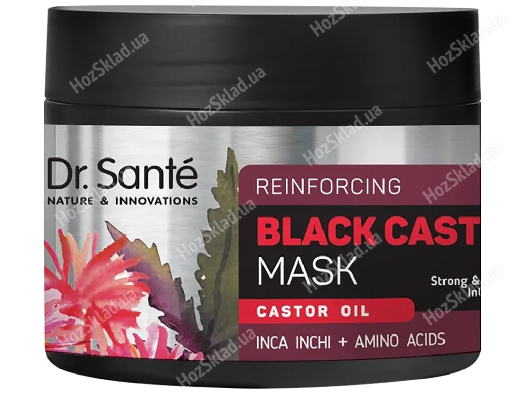 Маска для волос Dr. Sante Black Castor Oil 300мл