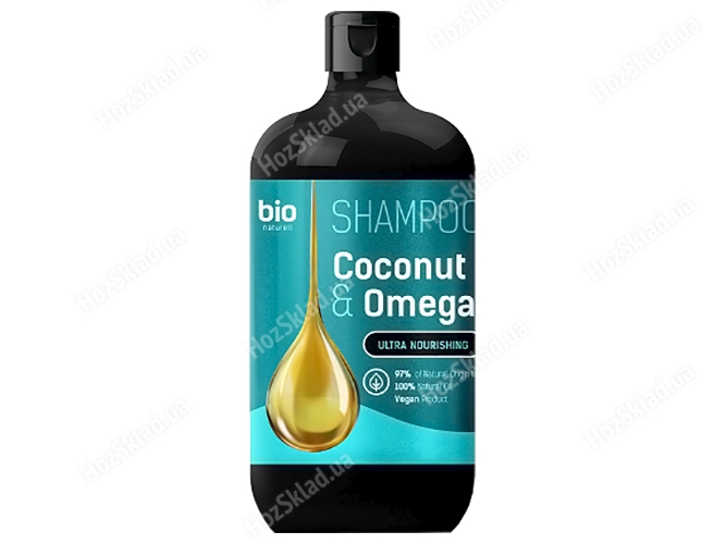 Шампунь для волос Bio Naturell Coconut oil&Omega 3 946мл