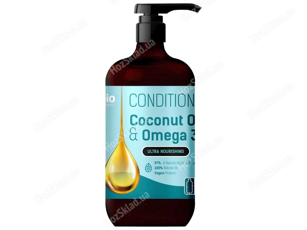 Кондиціонер для волосся Bio Naturell, Coconut Oil & Omega3, 946мл
