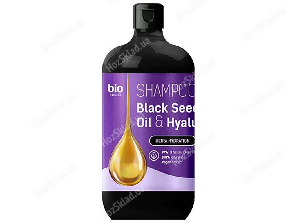 Шампунь для волосся Bio Naturell Black Seed Oil&Hyaluronic Acid ультразволоження 946мл