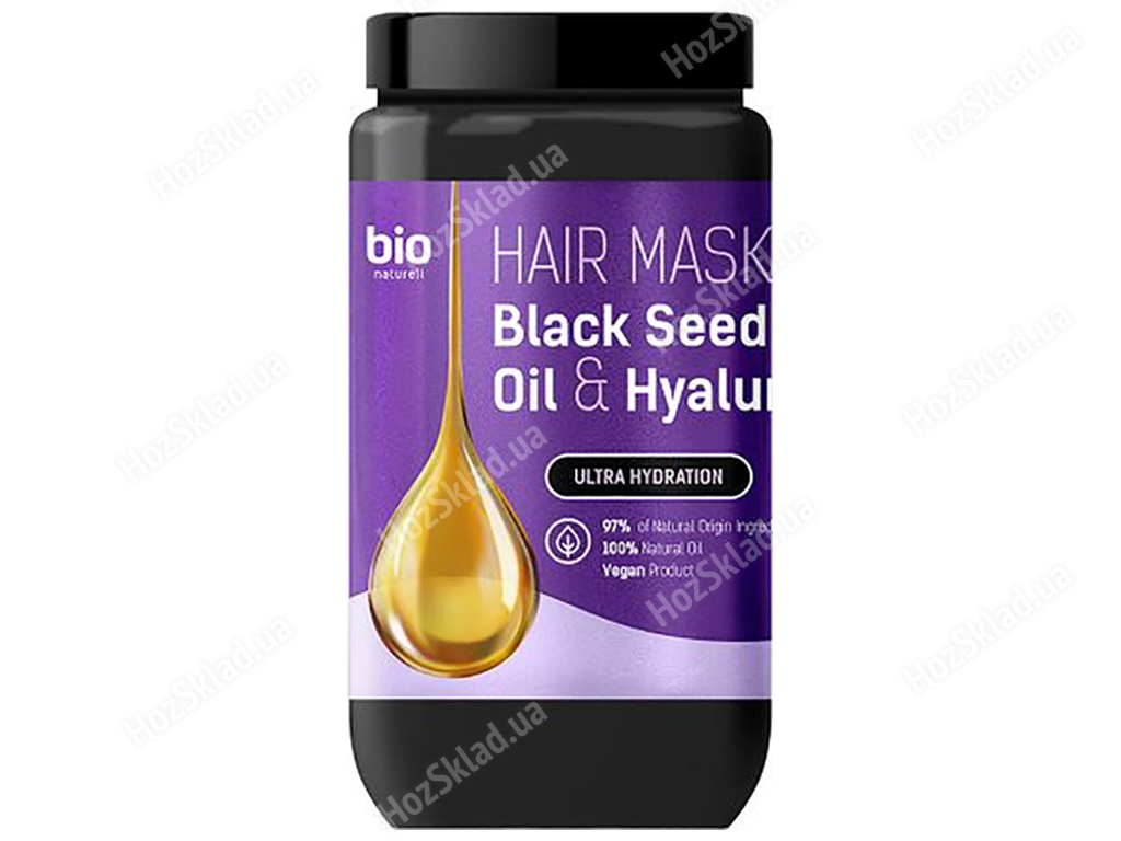 Маска для волосся Bio Naturell Black Seed Oil&Hyaluronic Acid ультразволоження 946мл