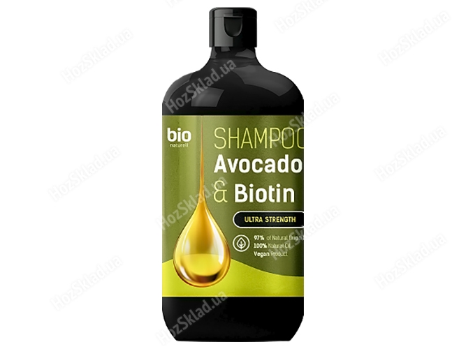 Шампунь для волосся Bio Naturell Avocado oil&Biotin 946мл