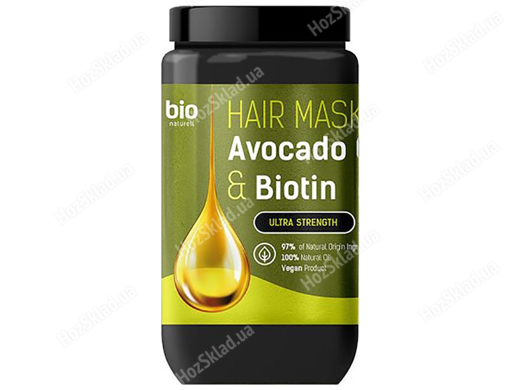 Маска для волосся Bio Naturell Avocado Oil&Biotin ультрасила 946мл