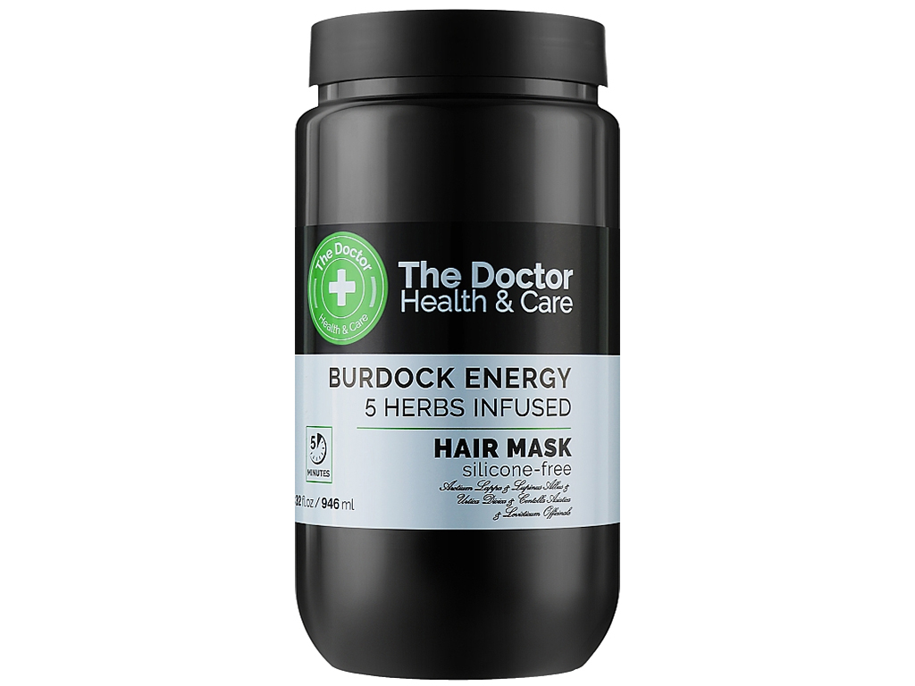 Маска для волосся The Doctor Health&Care, з екстрактом лопуха та комплексом трав, 946мл
