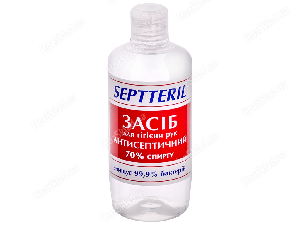 Засіб для гігієни рук Septteril Антисептичний 70% спирту 500мл