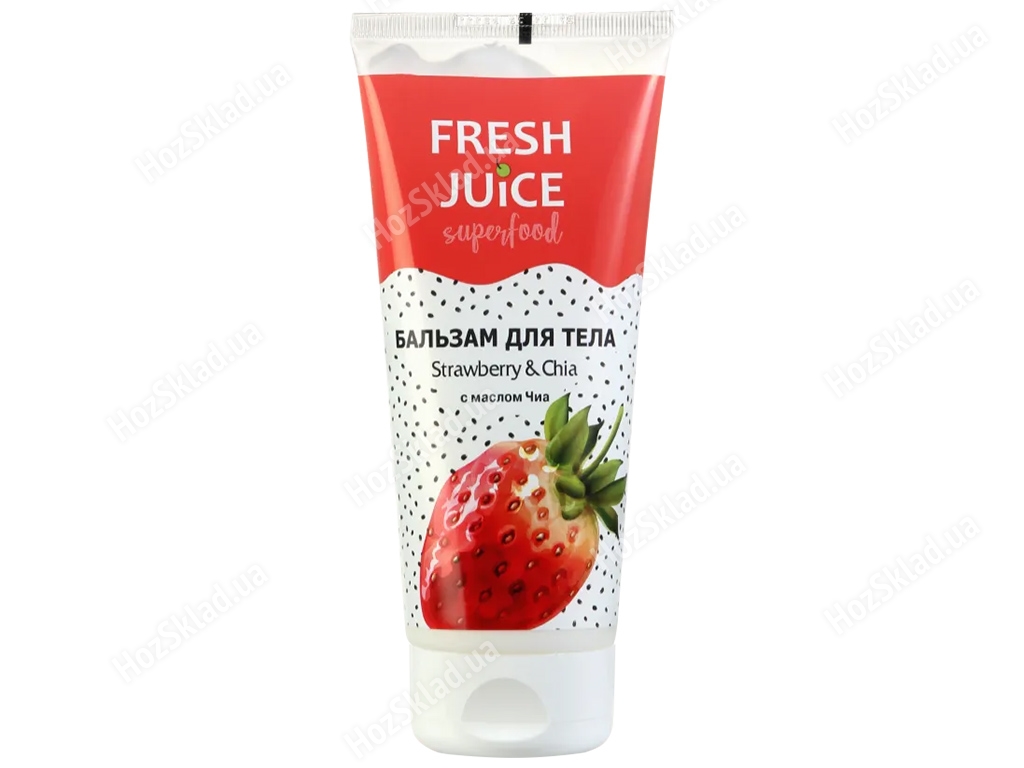 Бальзам для тіла Fresh Juice Superfood Strawberry&Chia 200мл