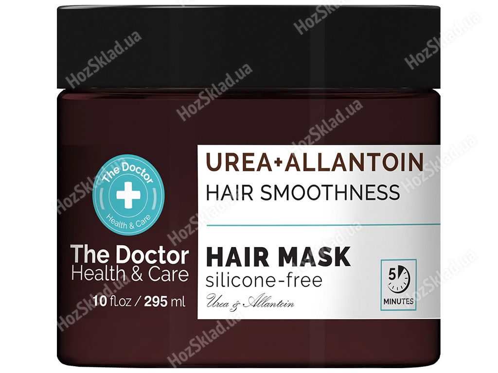 Маска для волосся The Doctor Health&Care Urea + Allantoin, Гладкість волосся, 295мл