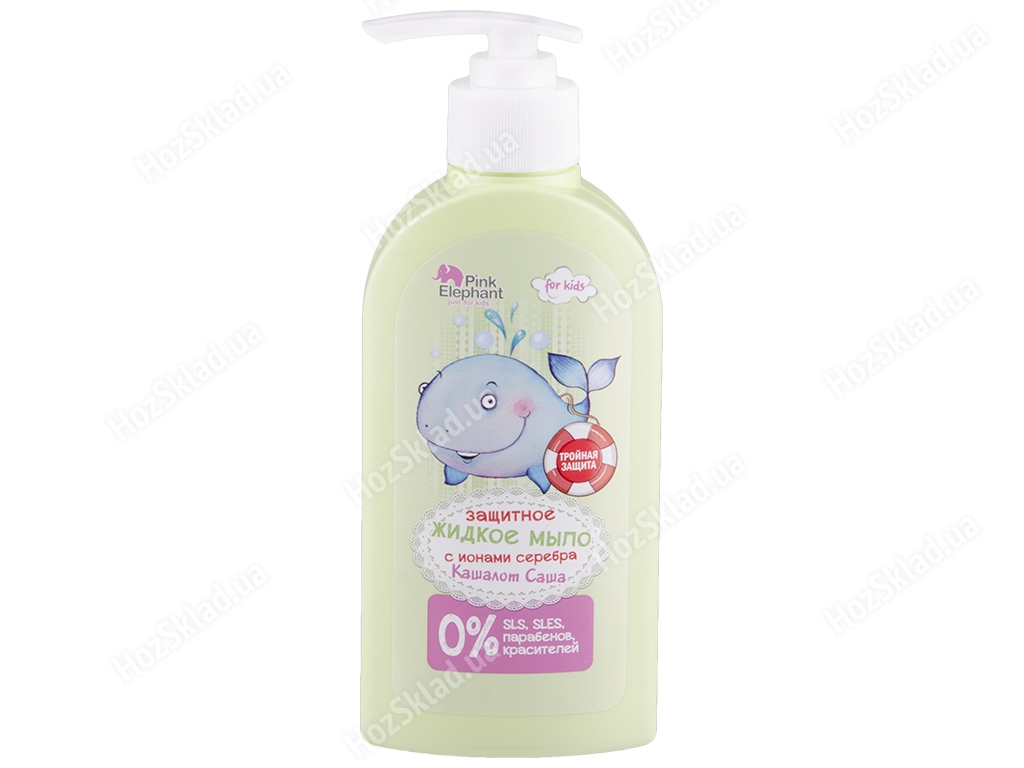 Жидкое мыло защитное детское PinkElephant Кашалот Саша 250мл