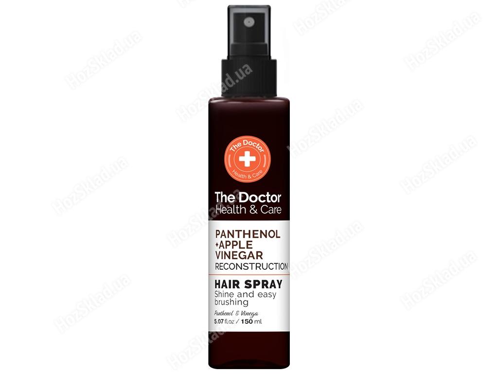 Спрей для волос The Doctor Health&Care Panthenol + Apple Vinegar, Реконструкция, 150мл