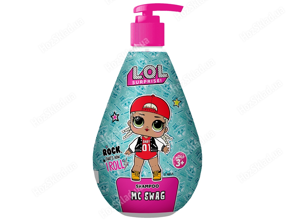 Шампунь для волос детский L.O.L. SURPRISE! MC Swag 500мл