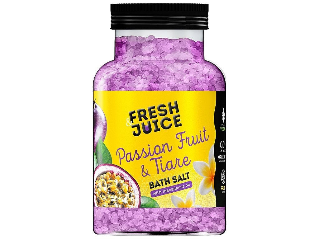 Сіль для ванни Fresh Juice Passion Fruit & Tiare, 700 г
