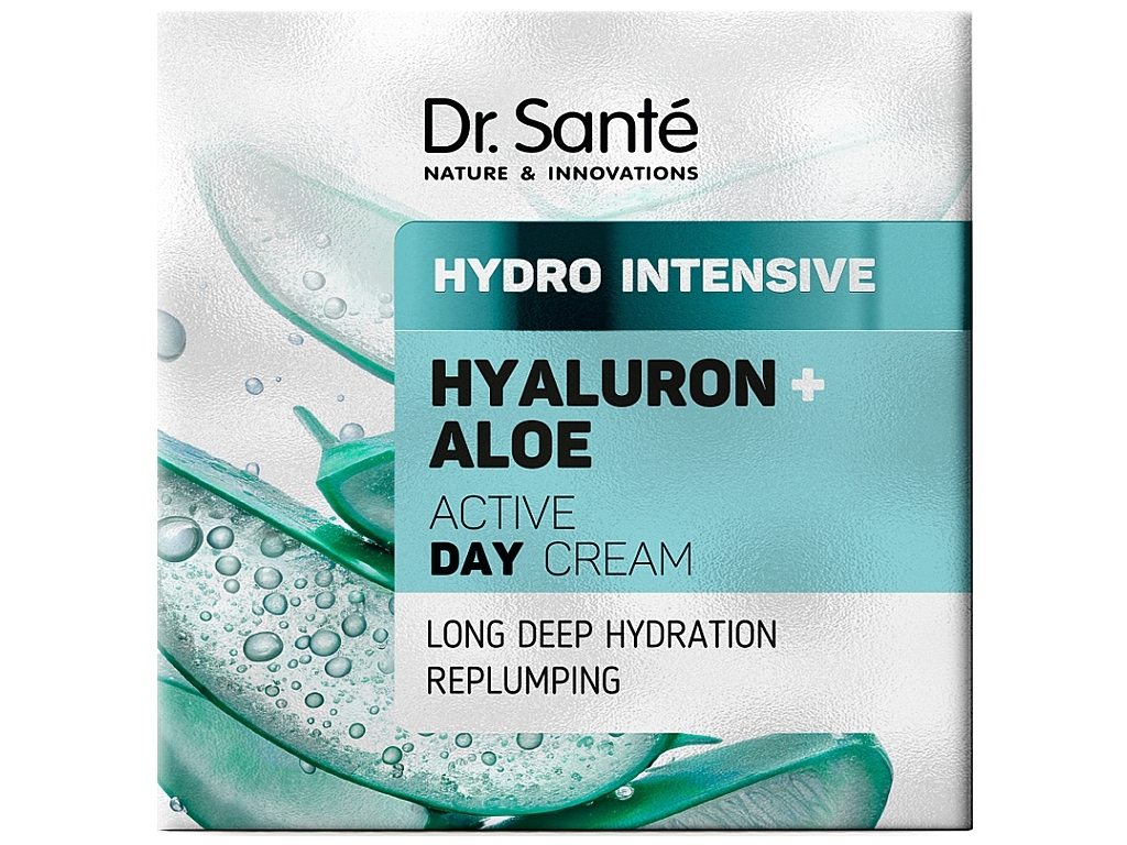 Крем для лица Dr. Sante Hydro Intensive, дневной, с гиалуроновой кислотой и алоэ, 50мл