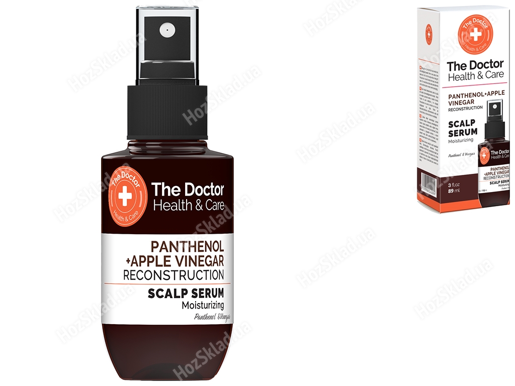 Купить Сыворотка для волос The Doctor Health&Care Panthenol + Apple Vinegar, Реконструкция, 89мл - фото 2