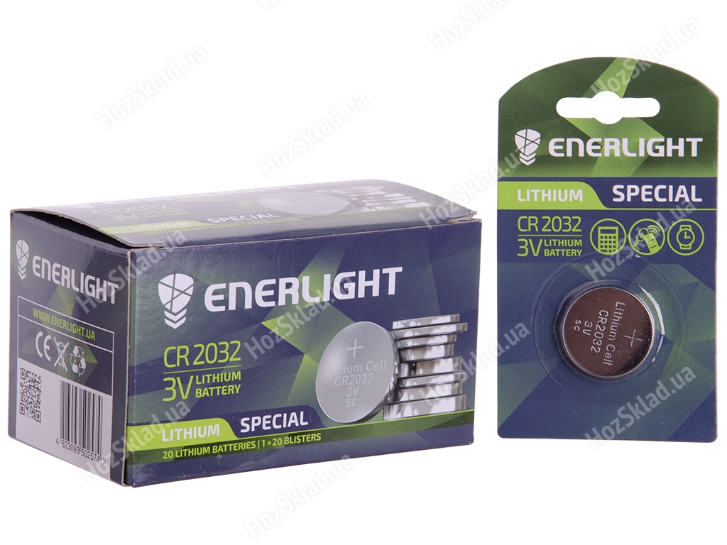 Батарейка літієва Enerlight Special 3V, CR2032 (ціна за блістер 1шт) 4823093502567