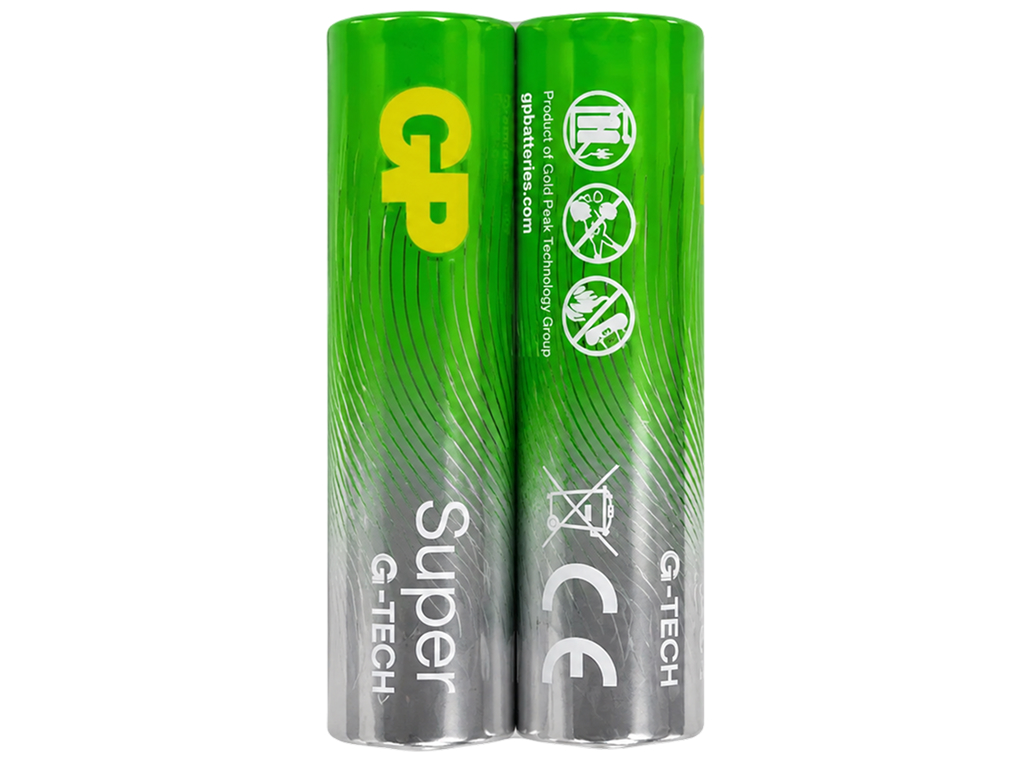 Батарейка алкалиновая GP Super G-tech, 1.5V, AA, LR6 (цена за спайку 2шт) 