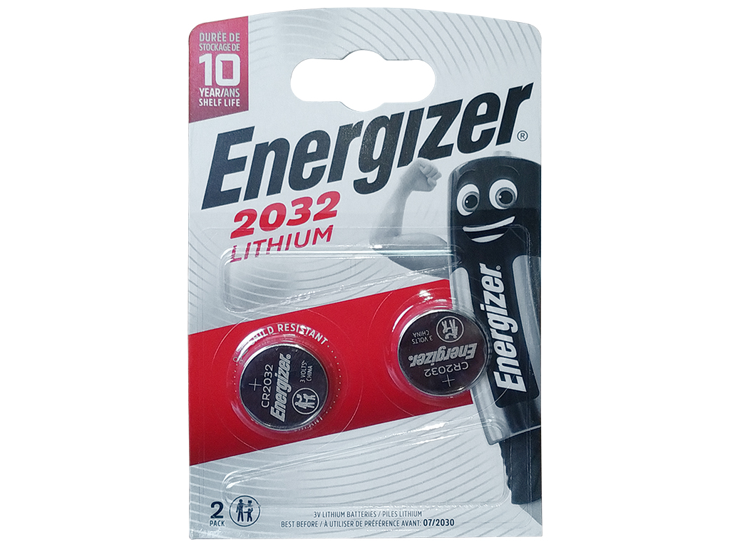 Батарейка литиевая Energizer CR2032 3V (цена за блистер 2шт)