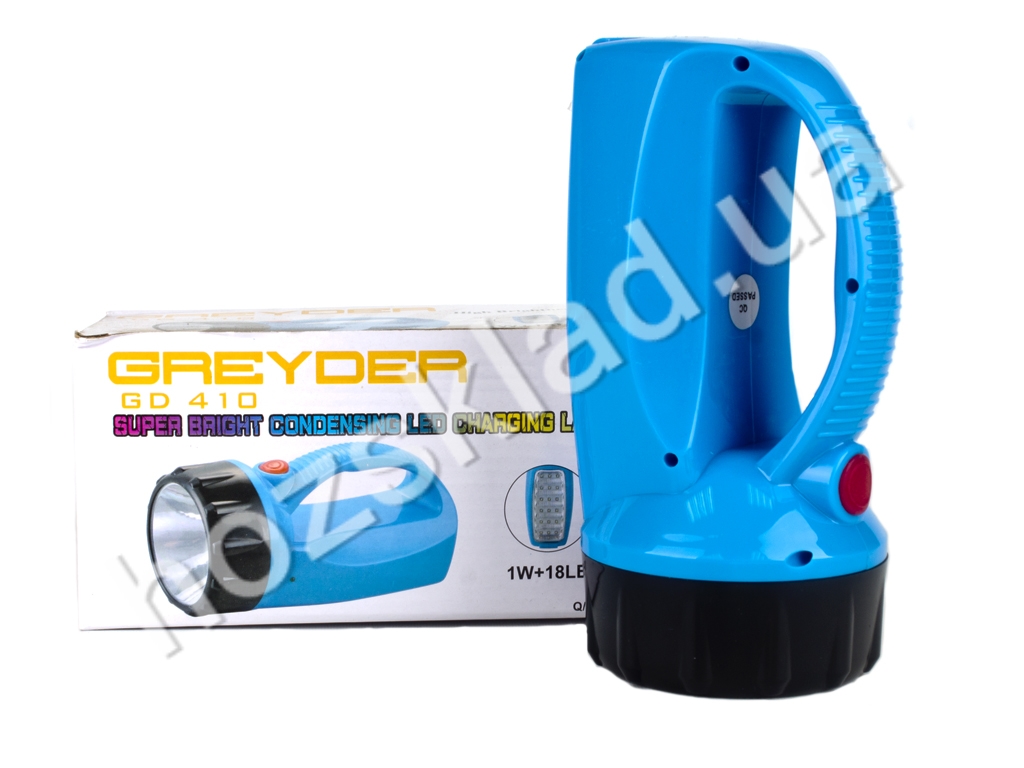 (-30%) Фонарь-лампа светодиодная GREYDER на аккумуляторе 1+18LED,  700 mAh, зарядка от сети