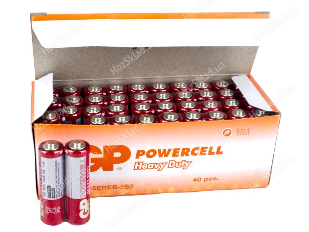 Батарейка сольова GP PowerCell, 1.5V, AAA, R03 (ціна за спайку 2шт) 4891199058561