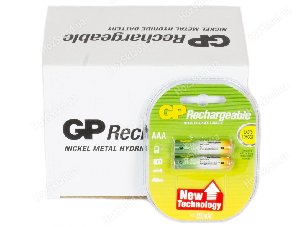 Акумулятор GP Rechargeable AAA 850 mPa (ціна за блістер 2 шт) 4891199061431